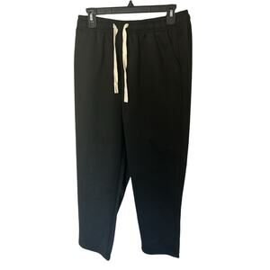 Unbranded Mens Black Athletic Sweatpants Elastic‎ Waist Drawstring Joggers L